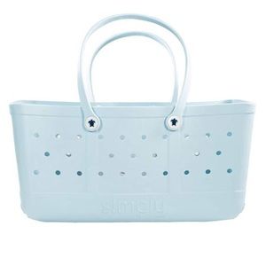 SIMPLY SOUTHERN Eva Utility Tote - Arctic Blue